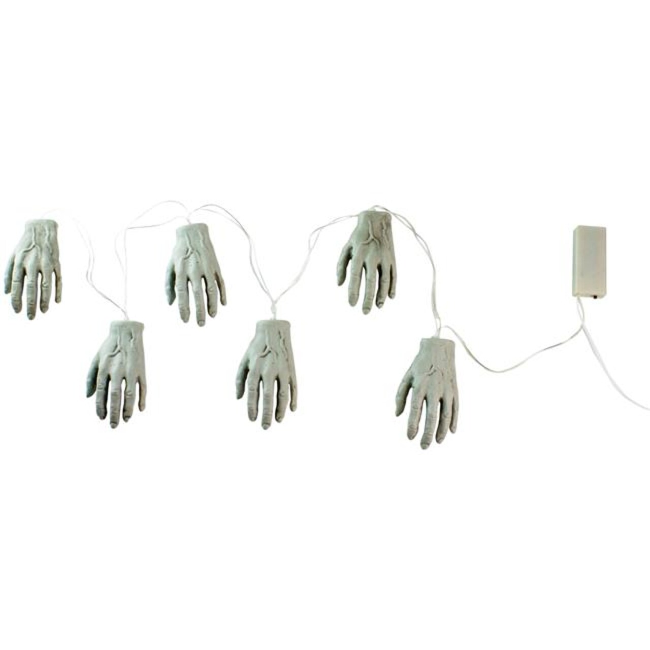 Northlight 34855028 Skeleton Hands Halloween Light Set - Set of 6